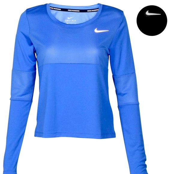 Nike Women’s Dri-Fit Long Sleeve Running Top - Picture 1 of 7